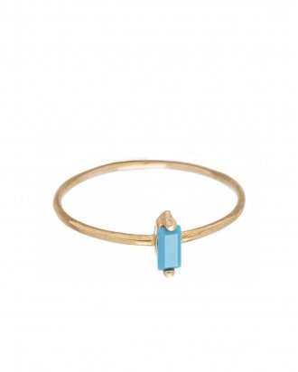 Turquoise ring gold