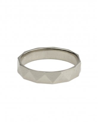 Faceted silver