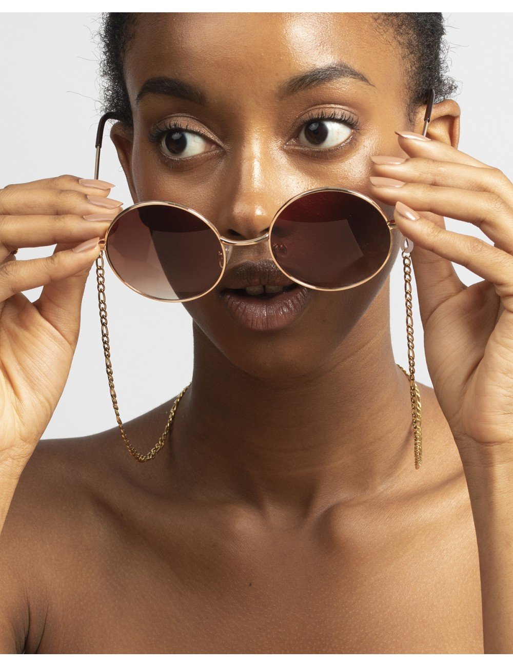 Figaro glasses chain gold - Sunglasses chain - Trium Jewelry