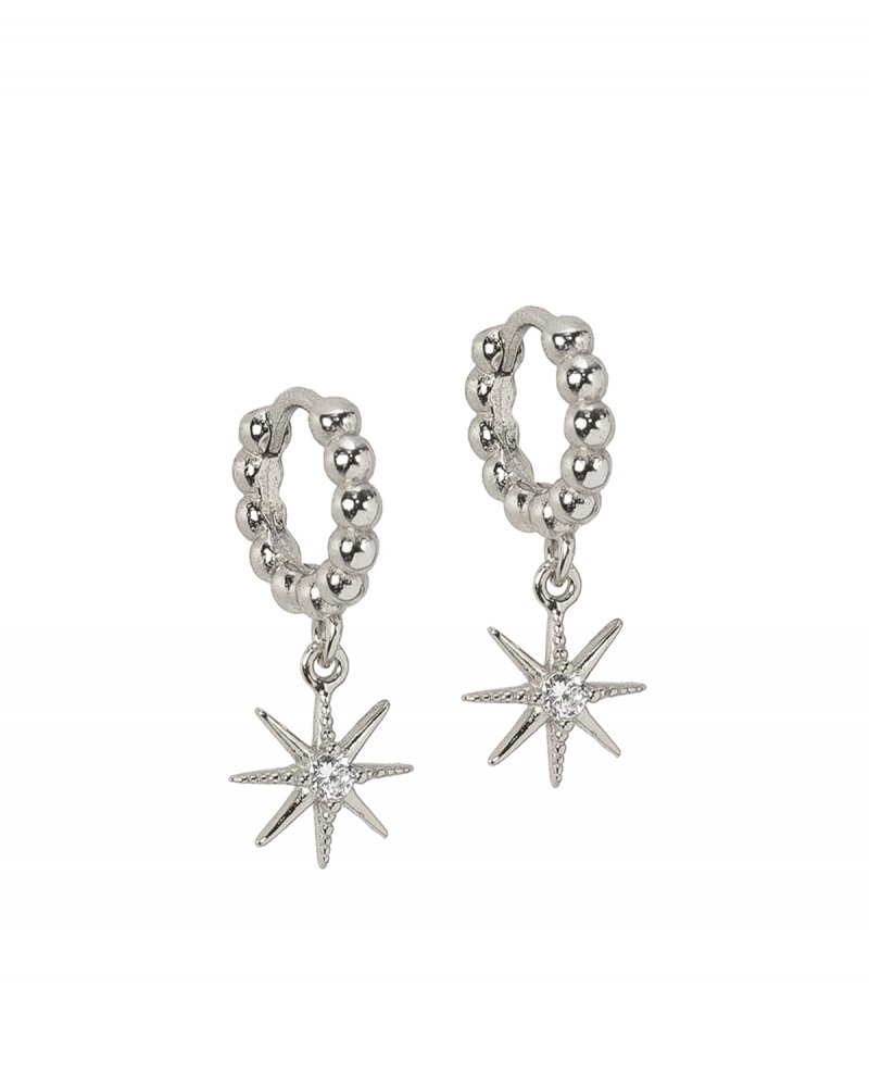 Astro silver - Pendientes de plata - Trium Jewelry