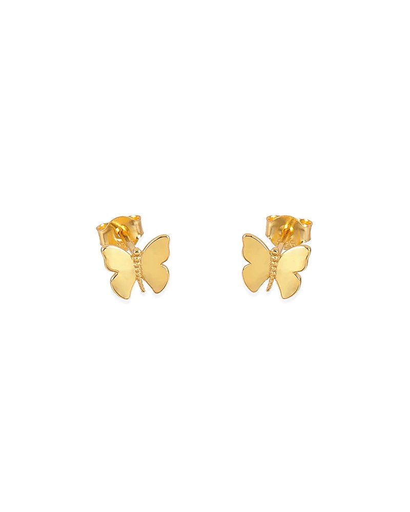 Papillon gold - Gold earrings - Trium jewelry