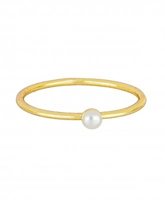 Pearl ring gold